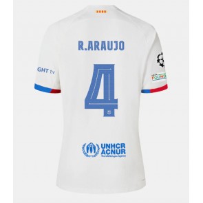 Barcelona Ronald Araujo #4 Replica Away Stadium Shirt 2023-24 Short Sleeve